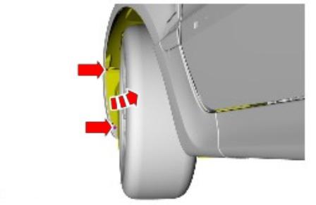 the scheme of fastening of the front bumper of the Ford Galaxy/S-Max (2006-2015)